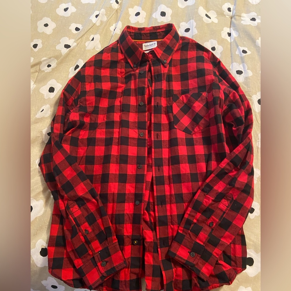 Timberland Red & Black Flannel